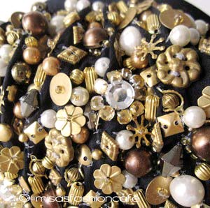 （画像用） ＳＡＮＴＩサンティ　バッグ パール・スタッズ 再販