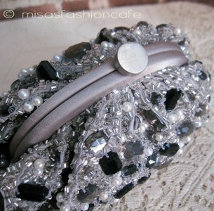 （画像用） SANTI サンティ クラッチ ジュエルパール