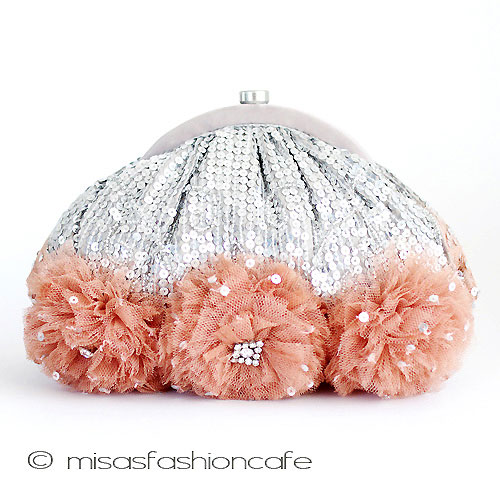 （画像用） ＳＡＮＴＩサンティ バッグ ビジューフラワー（大）