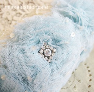 （画像用） SANTI サンティ クラッチ パステルブルー（大）