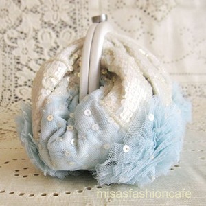 （画像用） SANTI サンティ クラッチ パステルブルー（大）