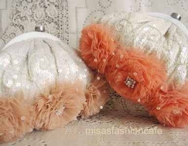 （画像用） ＳＡＮＴＩサンティ バッグ ビジューフラワー（大）