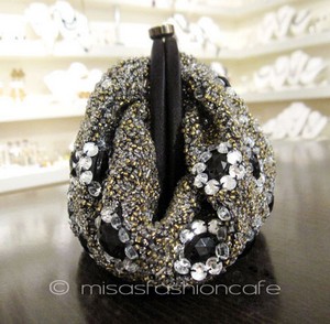 （画像用） SANTI サンティ クラッチ 　ジュエル・フラワー