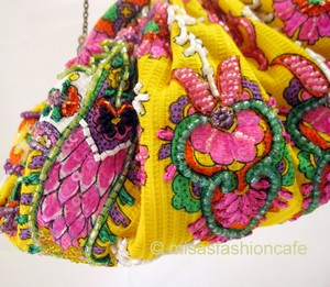 （画像用） SANTI サンティ クラッチ ジュエルペイズリー