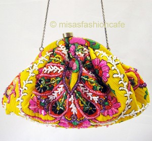 （画像用） SANTI サンティ クラッチ ジュエルペイズリー