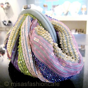 （画像用） SANTI サンティ クラッチ 　ストライプ