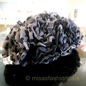 （画像用） SANTI サンティ クラッチ シフォン レオパード