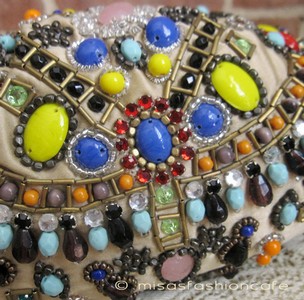 （画像用） SANTI サンティ クラッチ 　エスニック・ビジュー