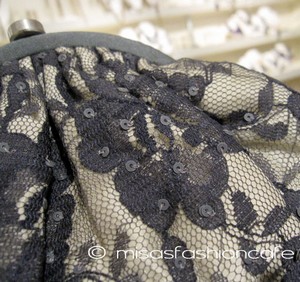 （画像用） SANTI サンティ クラッチ 　レース・フラワー