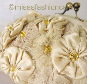 （画像用） SANTI サンティ クラッチ トパーズフラワー