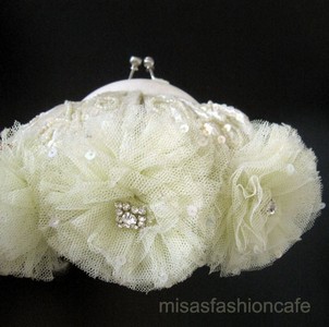 （画像用） SANTI サンティ クラッチ レモンフラワー（小）