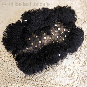 （画像用） SANTI サンティ クラッチ 　ゴールド&BLK