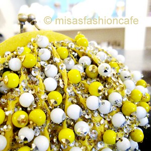 （画像用） SANTI サンティ クラッチ イエロー・ジュエル