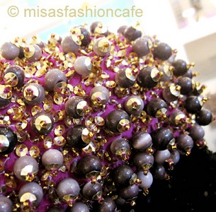 （画像用） SANTI サンティ クラッチ パープル・ジュエル