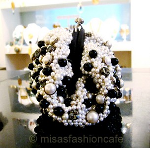 （画像用） SANTI サンティ クラッチ 豪華パールジュエル