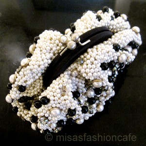 （画像用） SANTI サンティ クラッチ 豪華パールジュエル