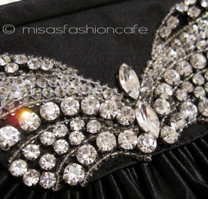 （画像用） SANTI サンティ クラッチ クリスタル・リボン