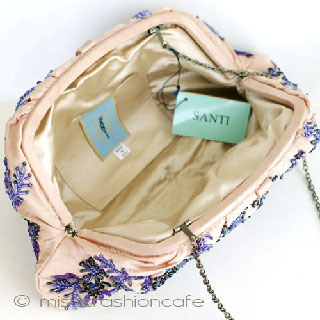 （画像用） ＳＡＮＴＩ　クラッチ パープル・フラワー