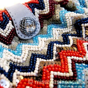 （画像用） SANTI サンティ クラッチ 　ジグザグ