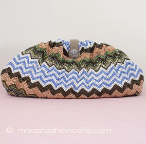 （画像用） SANTI サンティ クラッチ 　ジグザグ サマー