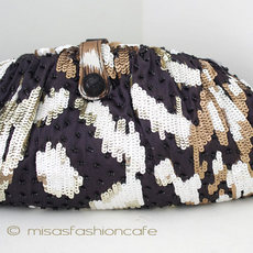 （画像用） SANTI サンティ クラッチ ゴールドｘパープル