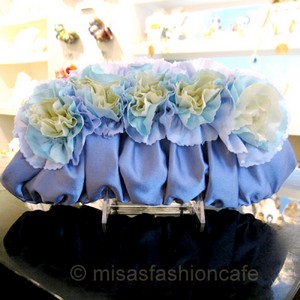 （画像用） SANTI サンティ クラッチ シルクフラワー