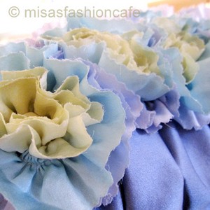 （画像用） SANTI サンティ クラッチ シルクフラワー