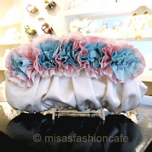 （画像用） SANTI サンティ クラッチ シルクフラワー