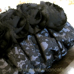 （画像用） SANTI サンティ クラッチ フラワーレース