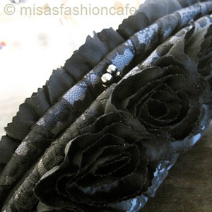 （画像用） SANTI サンティ クラッチ フラワーレース