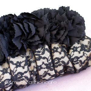 （画像用） SANTI サンティ クラッチ 再販!フラワーレース