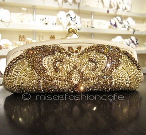 （画像用） SANTI サンティ クラッチ バタフライ・ゴールド