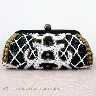 （画像用） SANTIサンティ クラッチ 　mode BLK&WH