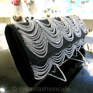 （画像用） SANTI サンティ クラッチ チェーン ドレープ