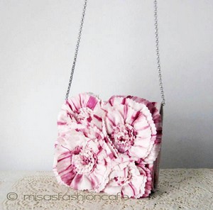 （画像用） SANTI サンティ クラッチ 　ポピー（ピンク）