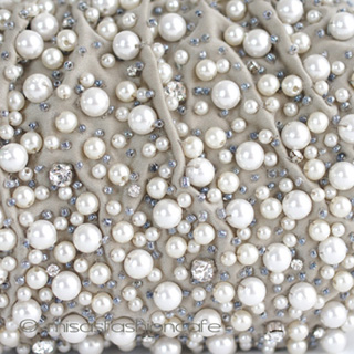 （画像用） ＳＡＮＴＩサンティ　クラッチ パール＆クリスタル再販