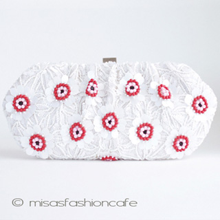 （画像用） ＳＡＮＴＩサンティ　バッグ Red＆Whiteフラワー