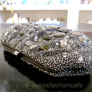 （画像用） SANTI サンティ クラッチ ジュエル（グレー）