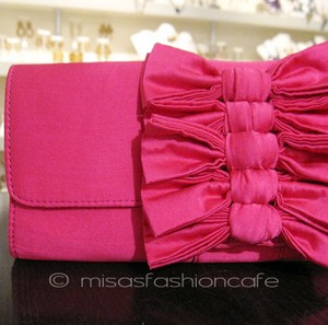 （画像用） SANTI サンティ クラッチ リボン（ピンク）