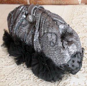 （画像用） SANTI サンティ クラッチ グレー （ワイド型）