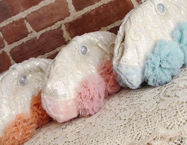 （画像用） SANTI サンティ クラッチ 　ピンクフラワー（ワイド）