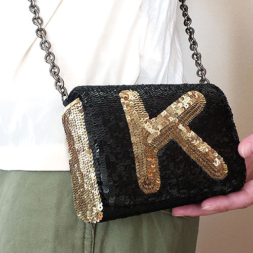 （画像用） SANTI　イニシャル【Ｋ】 サンティ　ショルダーバッグ