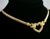 （画像用） ChristianDior ディオール ハートネックレス