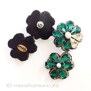 （画像用） ＳＰＡＲＫＬ 幸運の四葉 ピアスまたはイヤリング