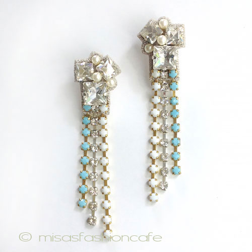 （画像用） ＳＰＡＲＫＬ　ロングビジュー ピアス・イヤリング