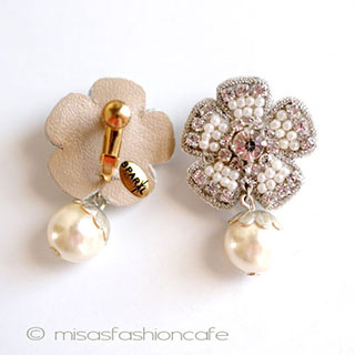 （画像用） ＳＰＡＲＫＬ　パールのお花 ピアス　再販！