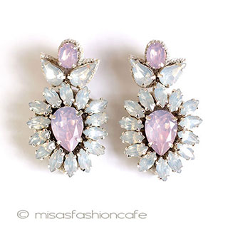 （画像用） ＳＰＡＲＫＬ　ピアス ピンク・オパール