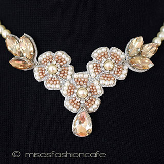 （画像用） ＳＰＡＲＫＬ　ネックレス パール・フラワー　再販！