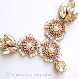 （画像用） ＳＰＡＲＫＬ　ネックレス パール・フラワー　再販！