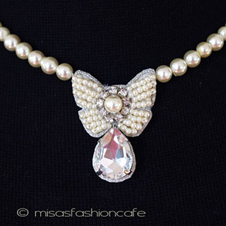 （画像用） ＳＰＡＲＫＬ　ネックレス シェルパールりぼん